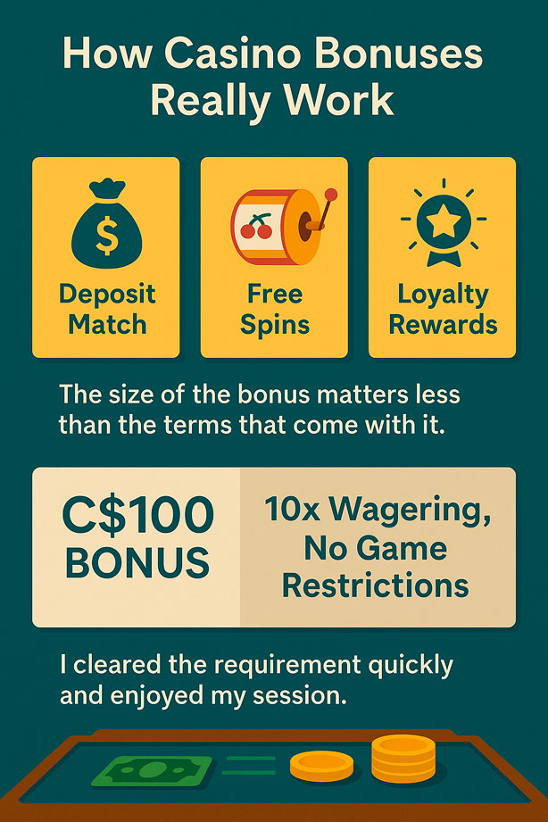 how casino bonuses really work